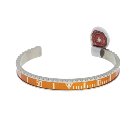 Rolex Cosmograph Daytona Bracciale Speedometer Arancione Acciaio